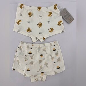 NEST DESIGNS Bamboo Jersey Boys Boxer Briefs Underwear (2 Pack) SIZE 2t-3T